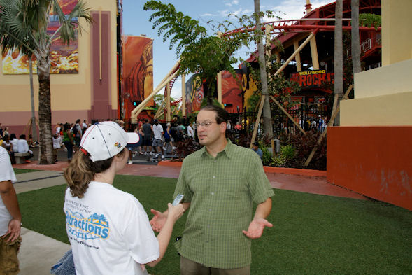 Interviewing Universal Orlando ride
designer